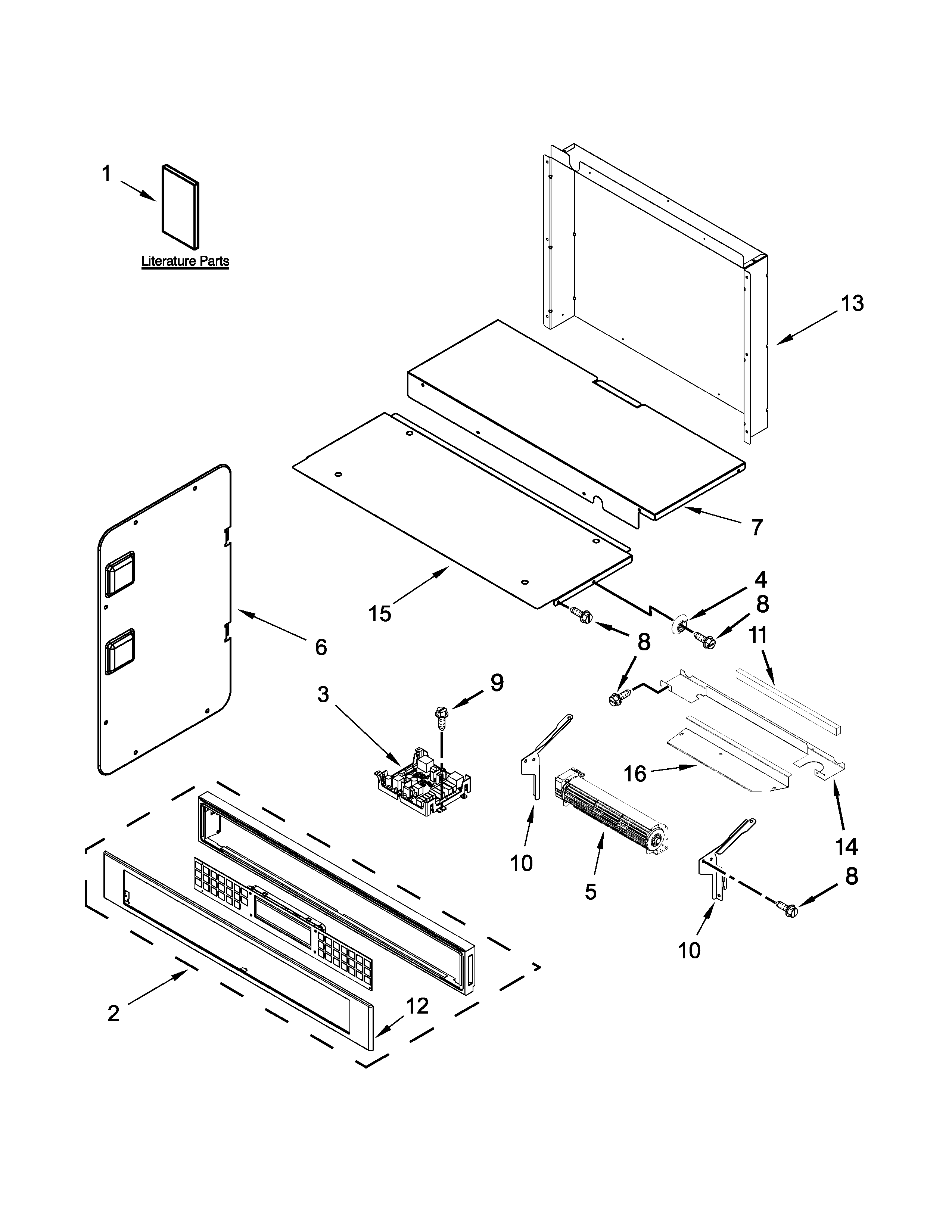 Control panel parts