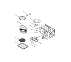 KitchenAid KOCE500EBL02 internal microwave parts diagram