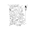 Maytag YMED3500FW0 bulkhead parts diagram