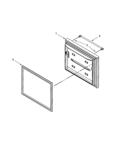 Freezer door parts