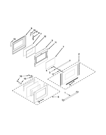 Lower door parts