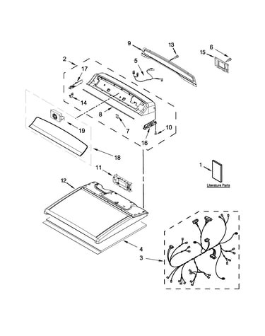 Top and console parts