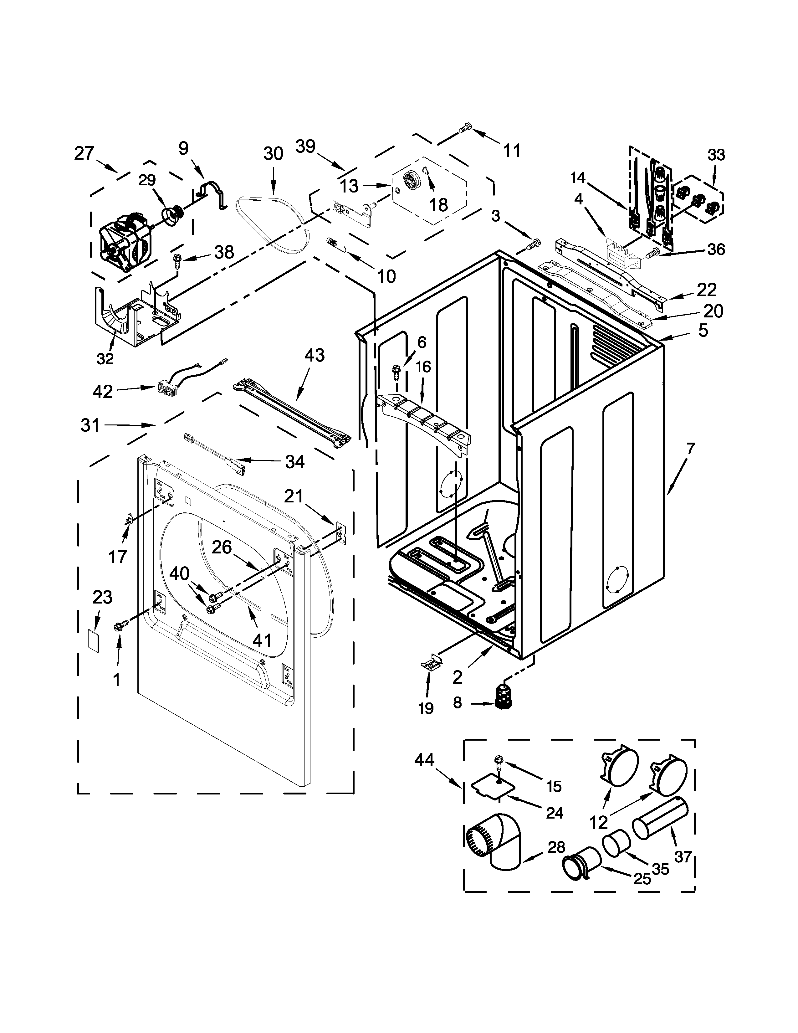 Cabinet parts