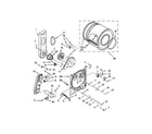 Whirlpool WGD4995EW1 bulkhead parts diagram