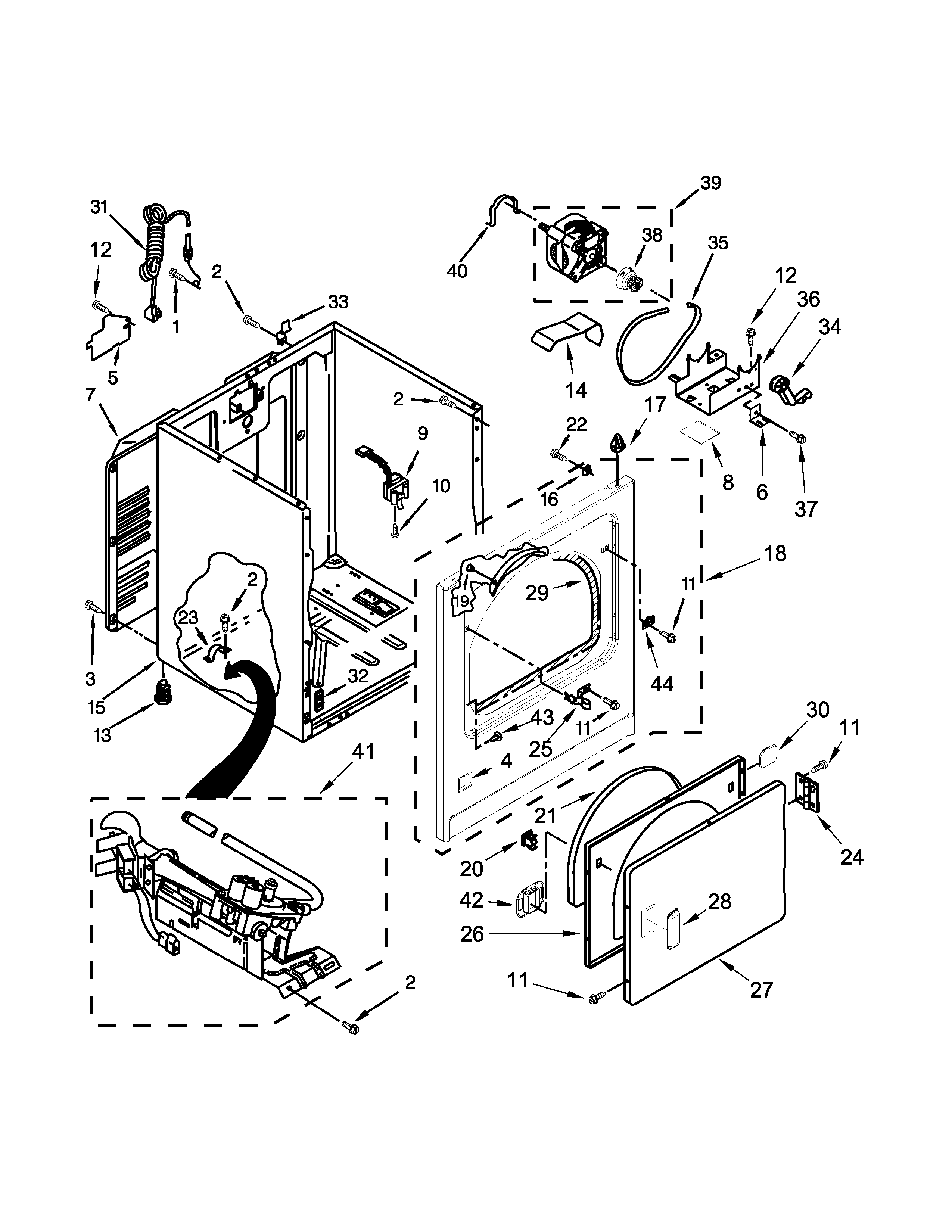 Cabinet parts