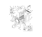 Whirlpool WGD90HEFW0 cabinet parts diagram