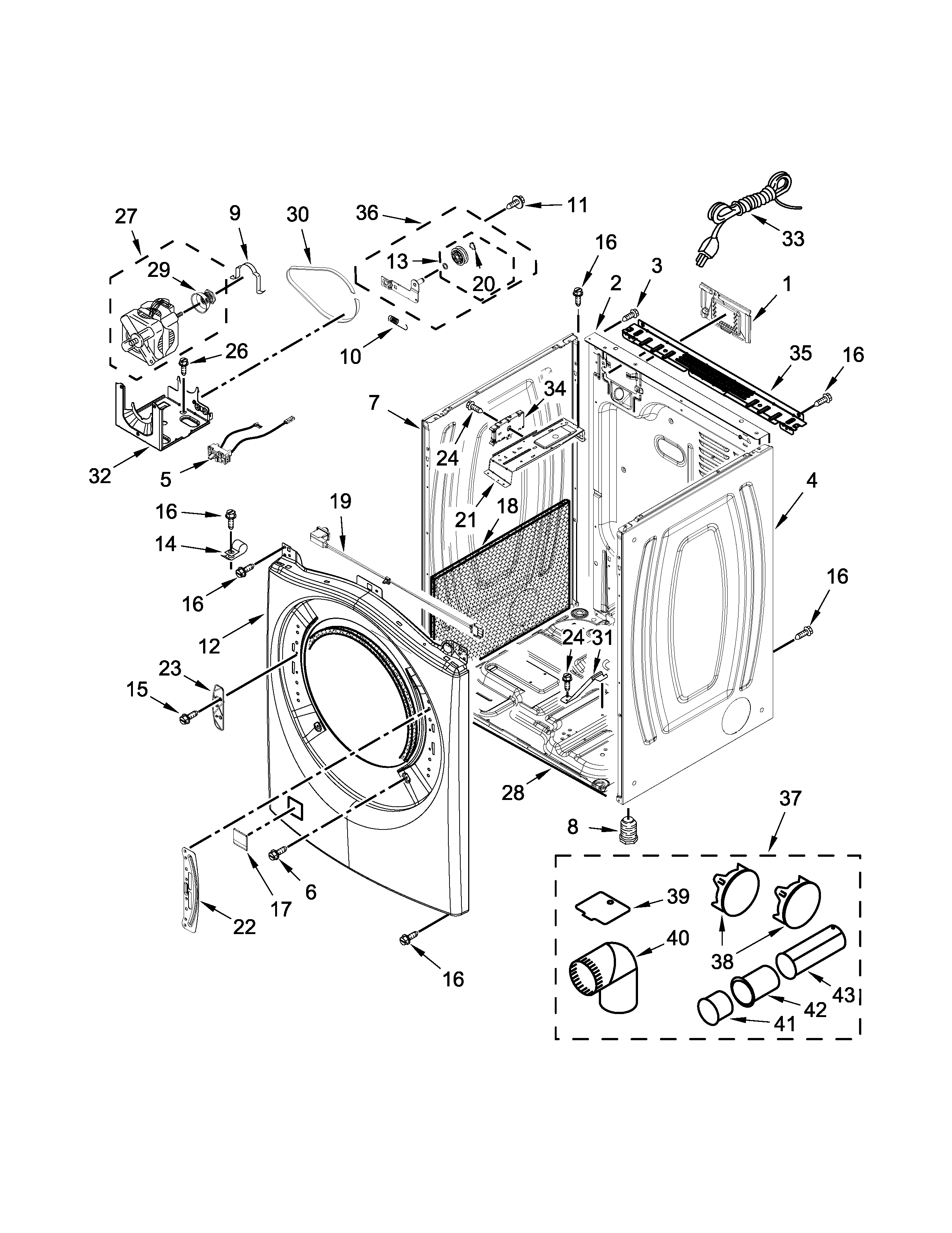 Cabinet parts