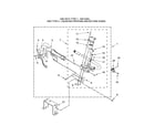 Whirlpool 7MWGD90HEFC0 burner assembly parts diagram