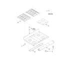Whirlpool WGG555S0BW06 cooktop parts diagram