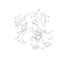 Whirlpool WGG555S0BW06 chassis parts diagram