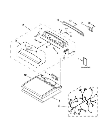 Top and console parts