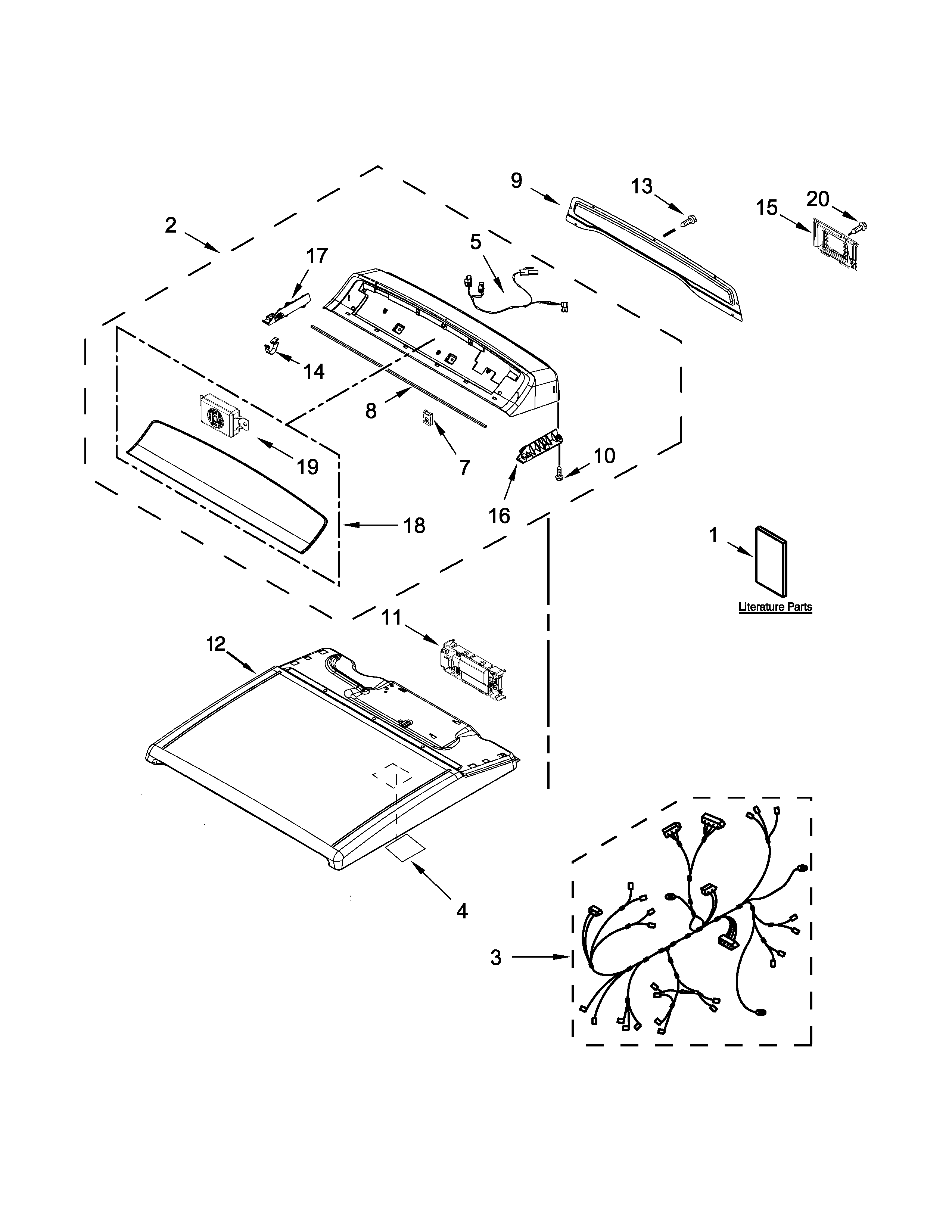 TOP AND CONSOLE PARTS