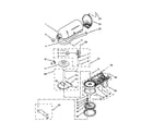 KitchenAid KSM88RBQGA0 case, gearing and planetary unit parts diagram