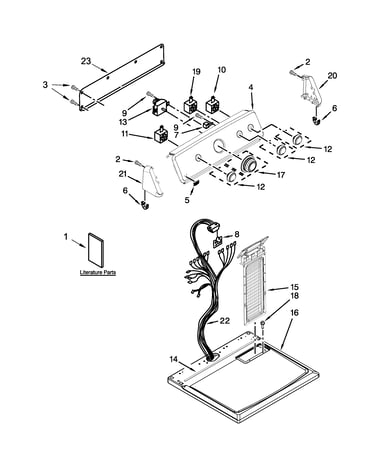 Top and console parts
