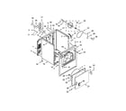 Maytag MEDC400BW1 cabinet parts diagram