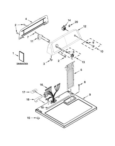 Top and console parts