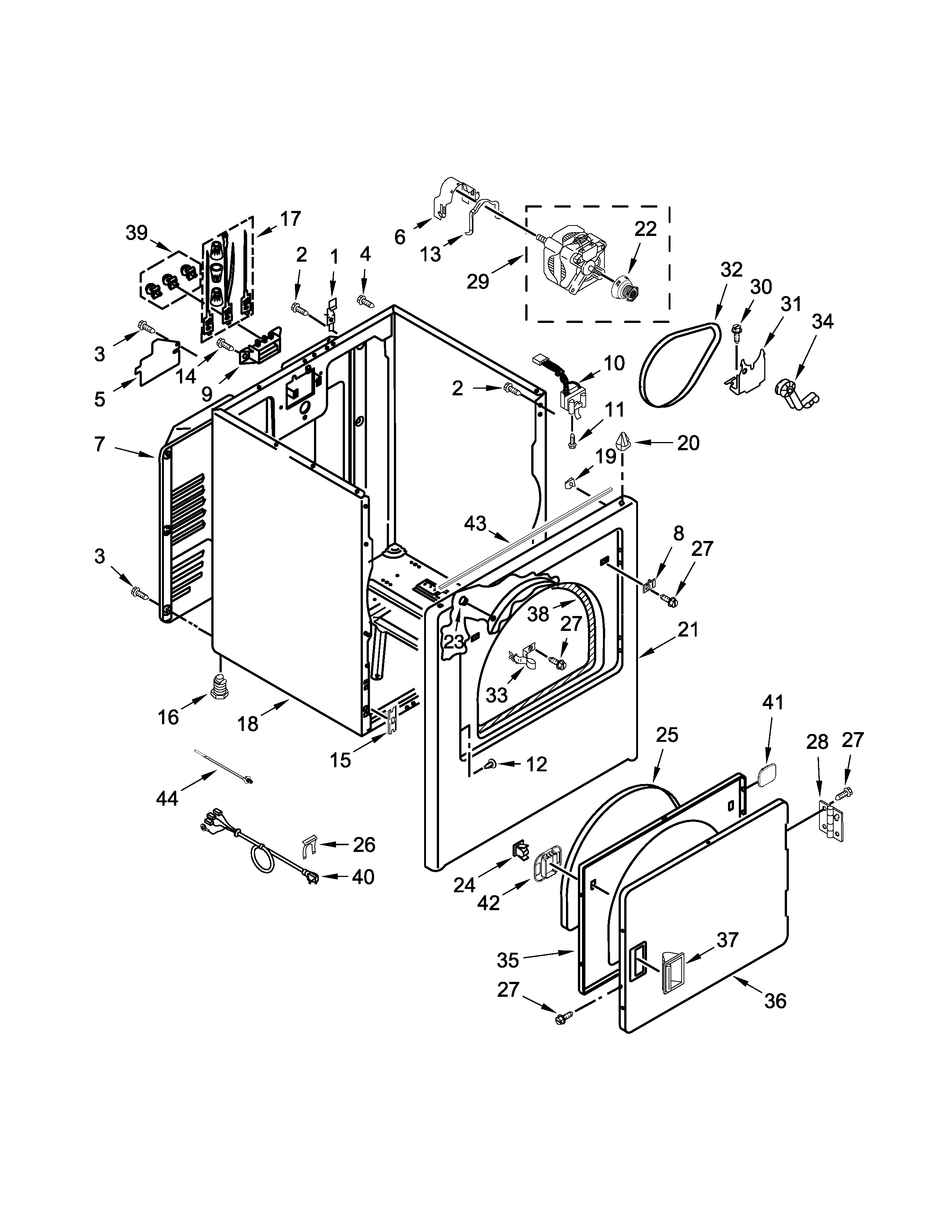Cabinet parts