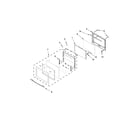 Jenn-Air JJW2727DS01 upper oven door parts diagram