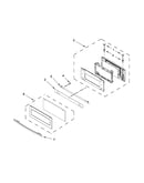 Microwave door parts