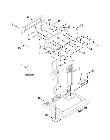 Top and console parts