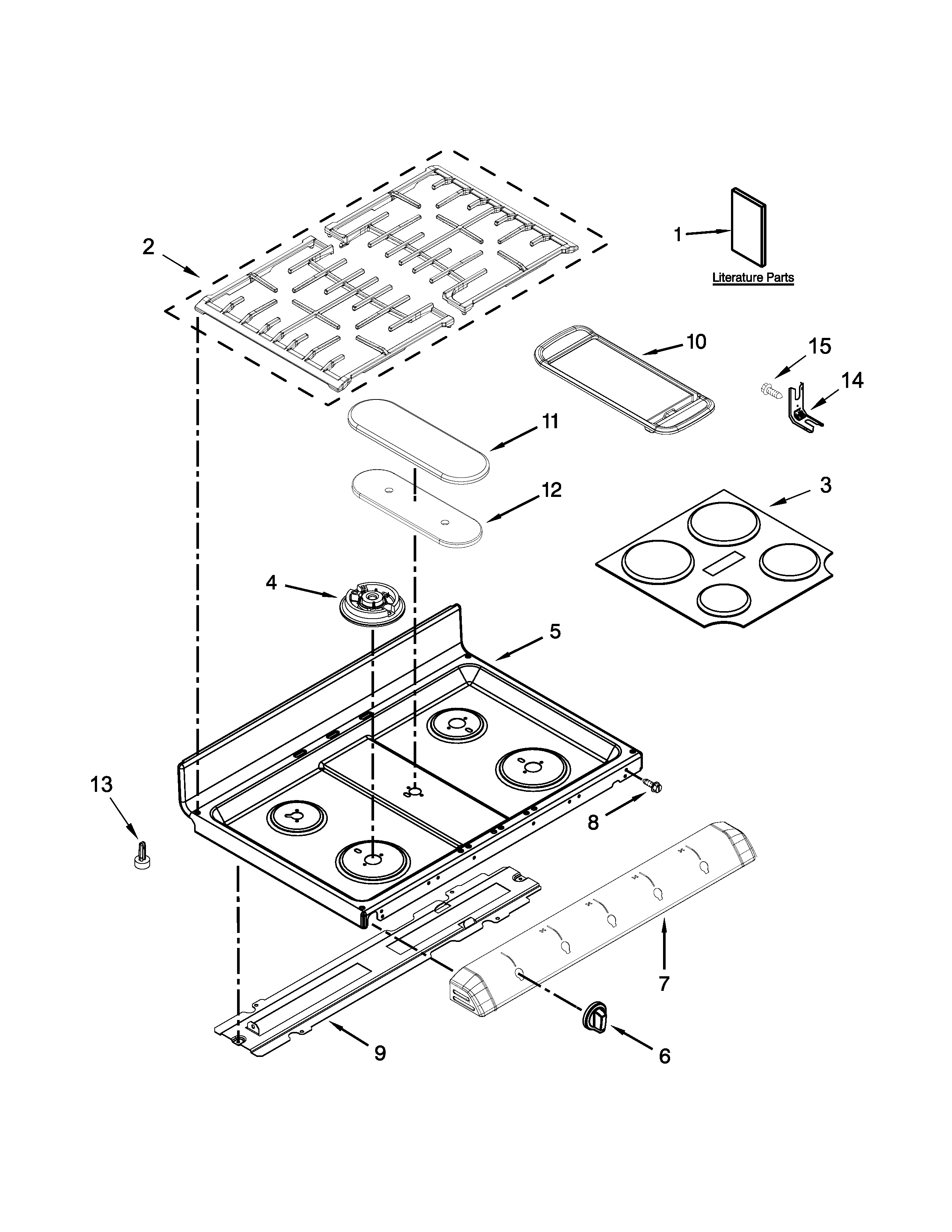 Cooktop parts
