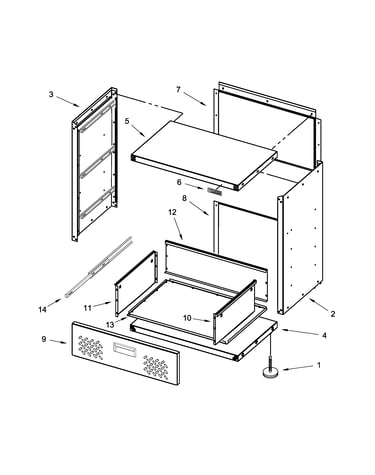 3-drawer gearbox parts