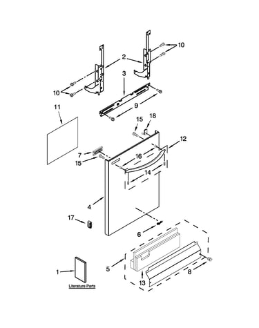 Door and panel parts
