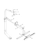 Upper wash and rinse parts