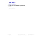 Ikea IX5BBEXDS00 cover sheet diagram