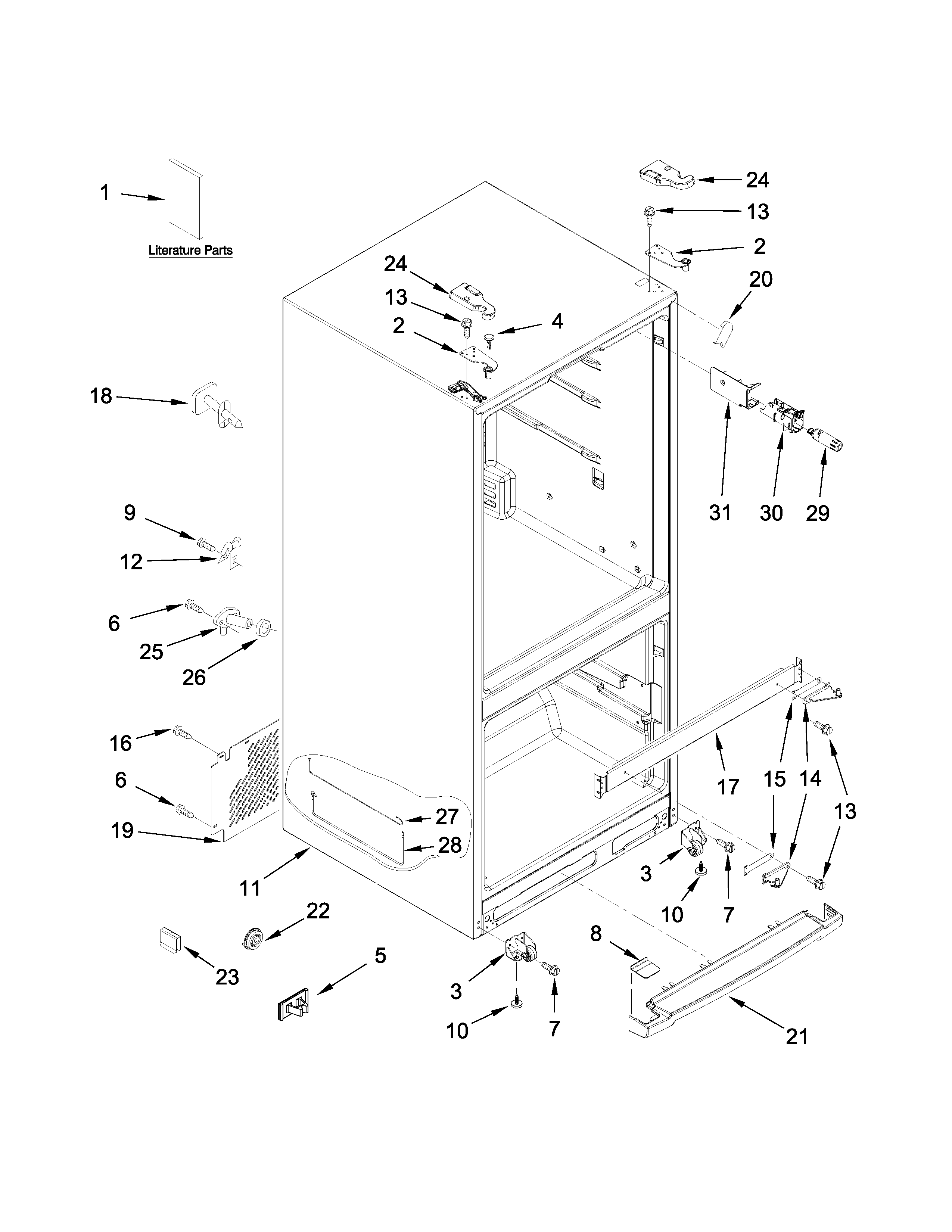 CABINET PARTS