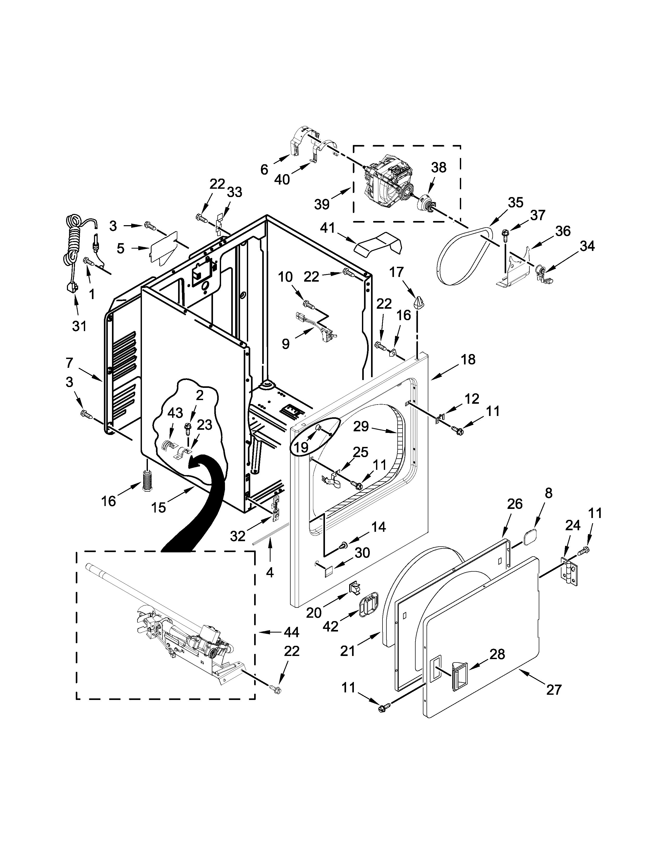 Cabinet parts