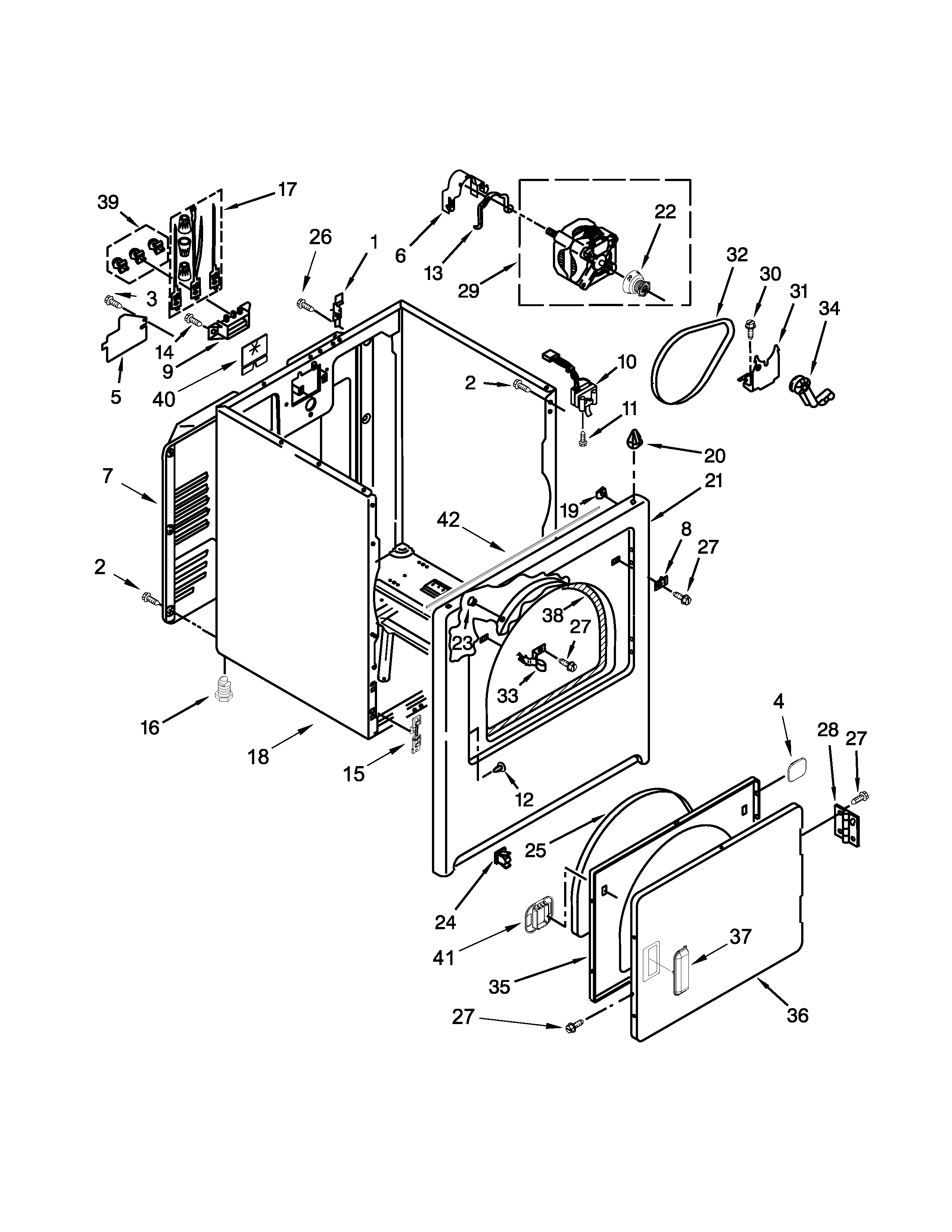 Cabinet parts