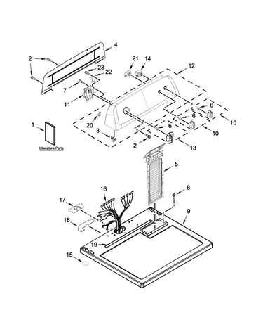 Top and console parts