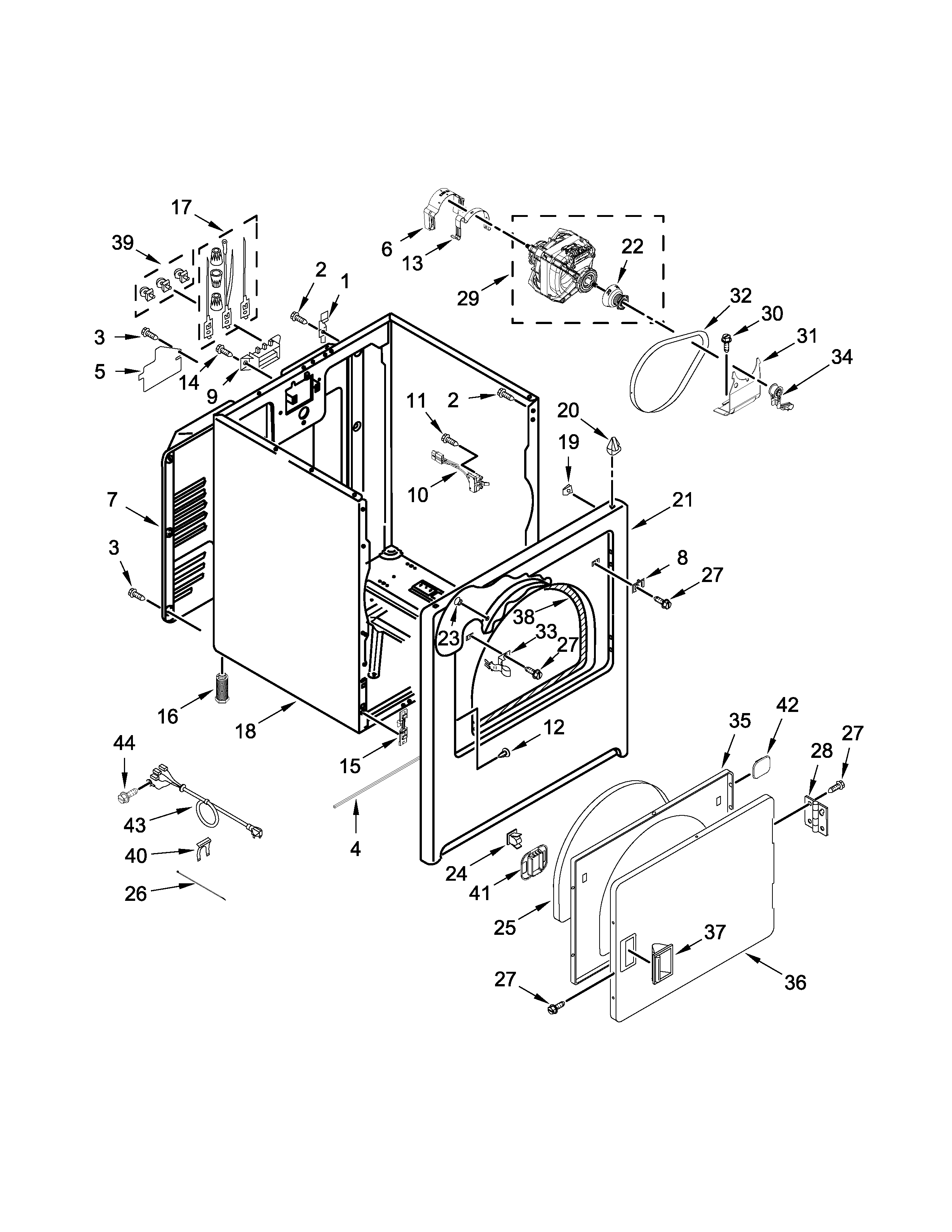 CABINET PARTS