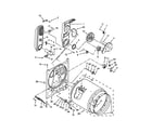 Whirlpool WGD4616FW0 bulkhead parts diagram