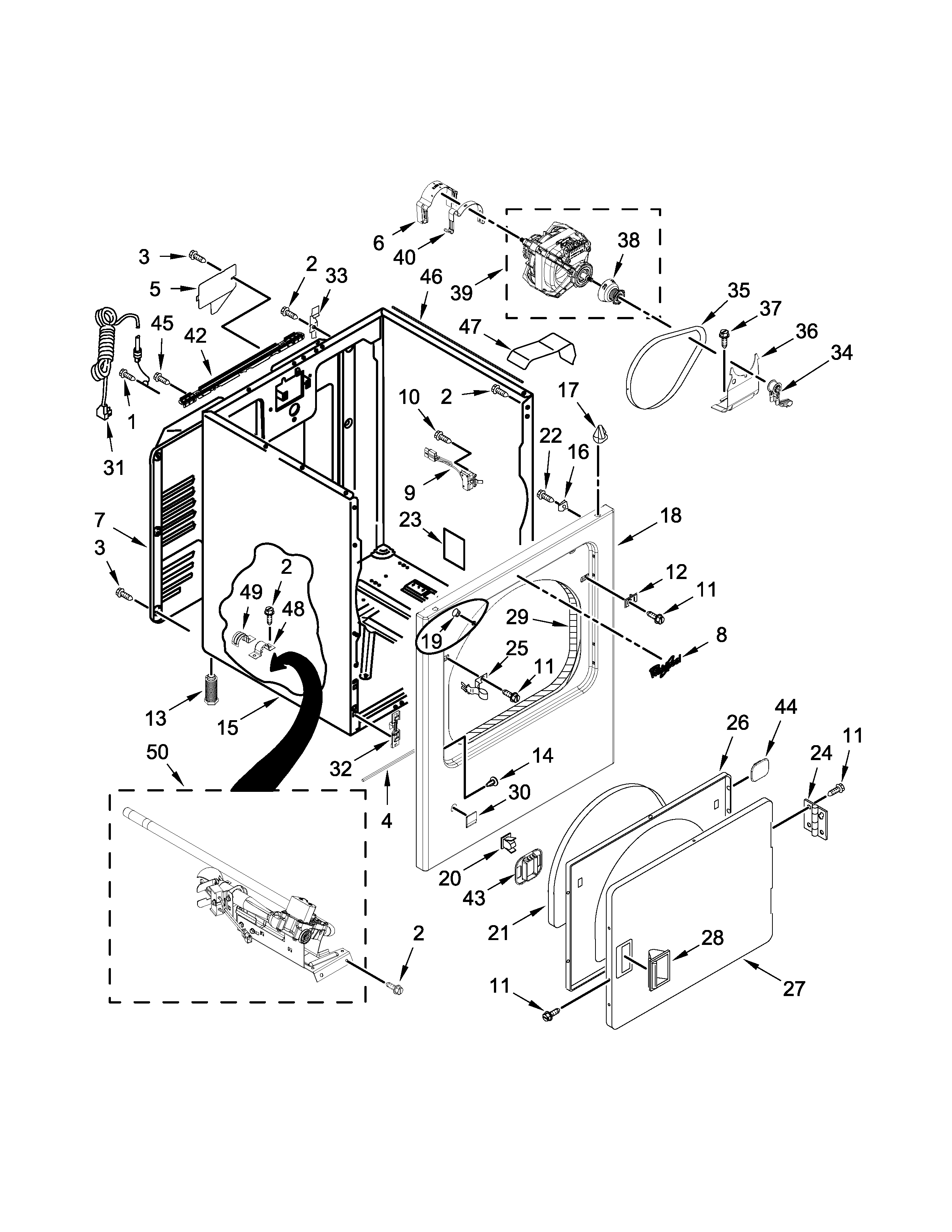 Cabinet parts