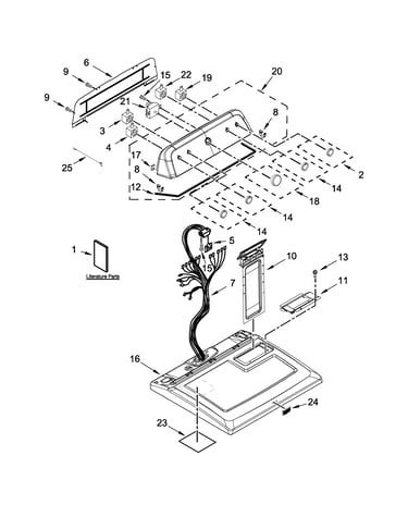 Top and console parts