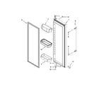 Maytag MSB26C6MDE02 refrigerator door parts diagram