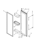 Refrigerator door parts