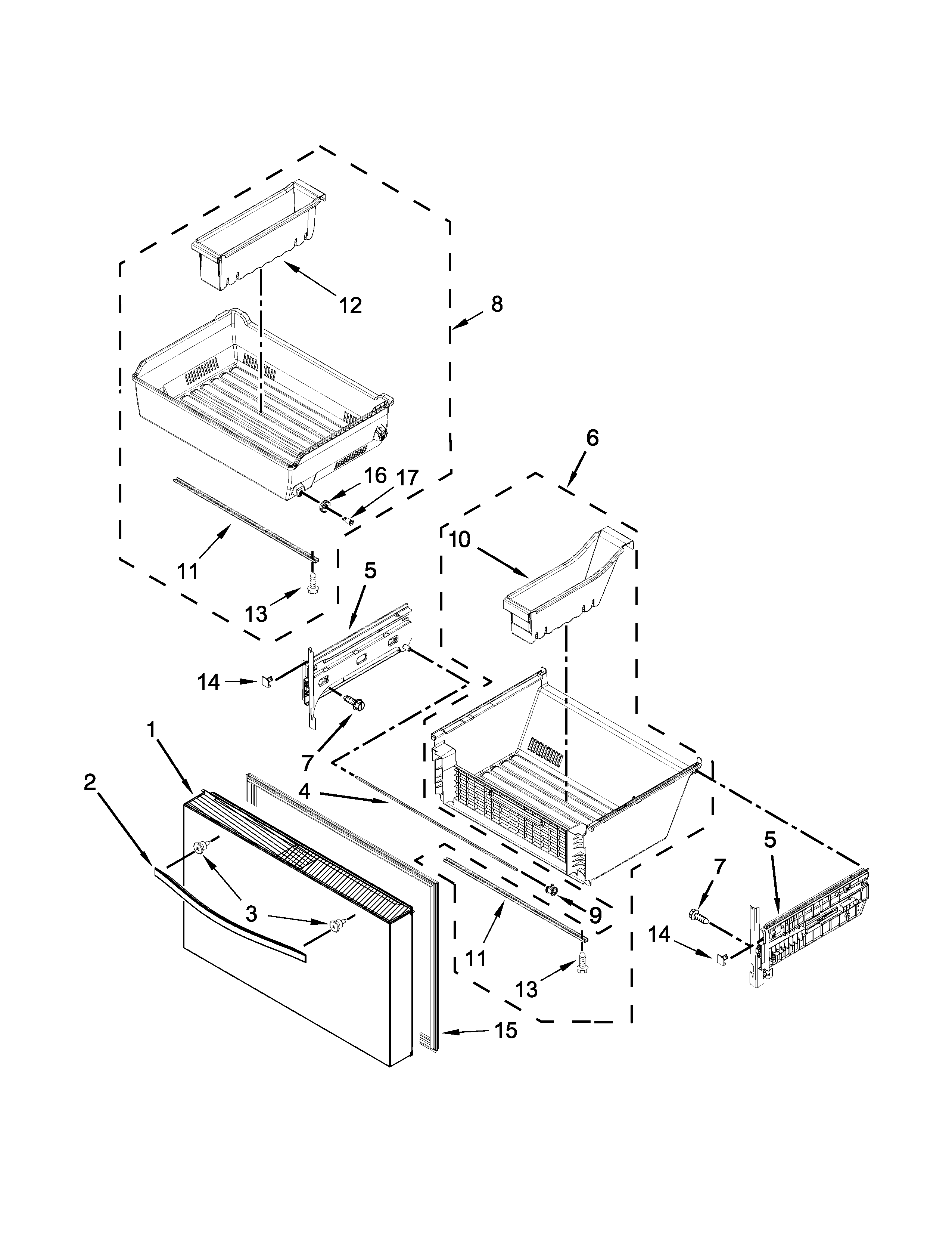 FREEZER DOOR PARTS