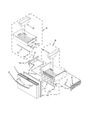 Freezer door parts