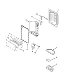 Dispenser front parts
