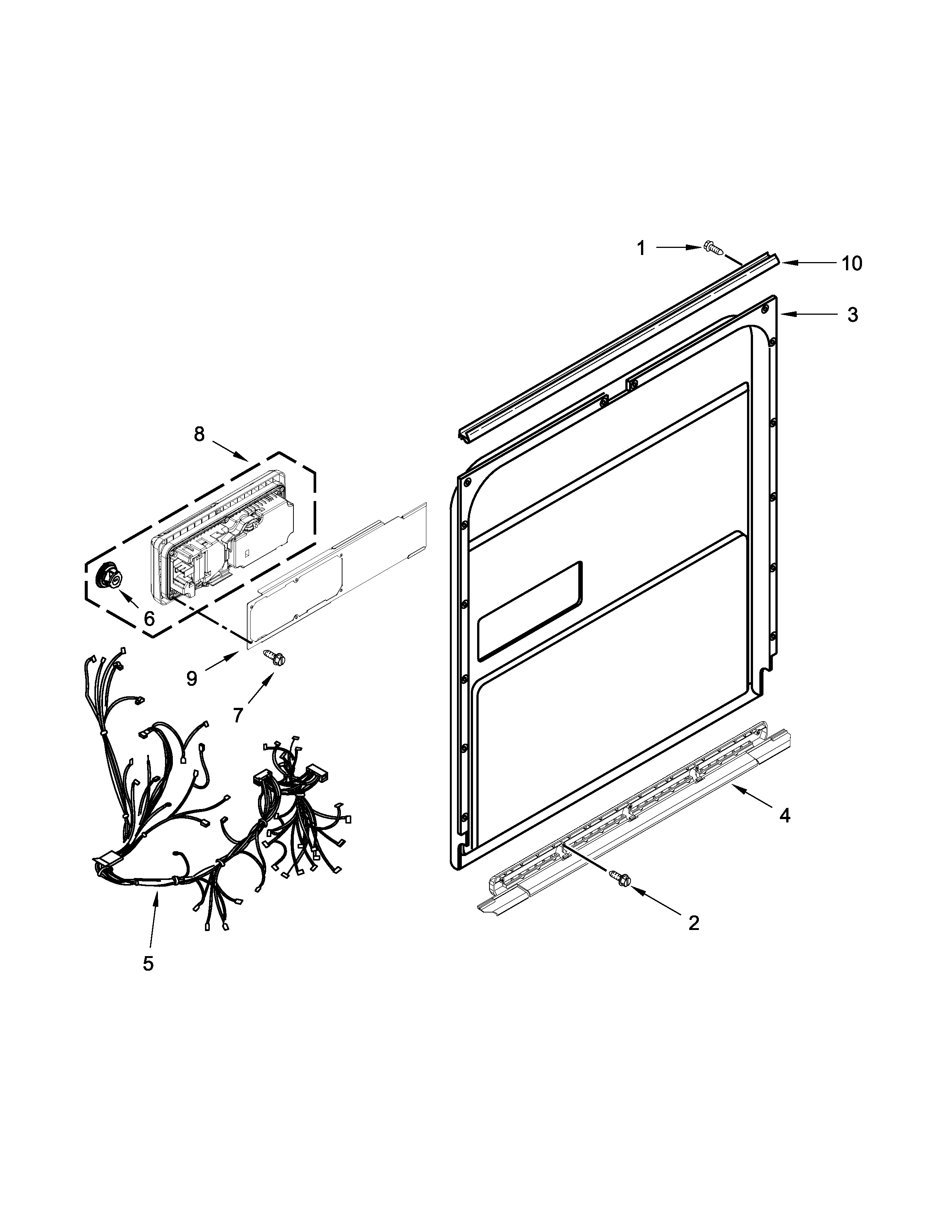 Inner door parts