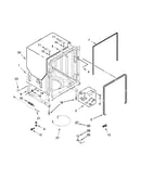 Tub and frame parts