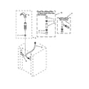 Whirlpool WGT4027EW0 water system parts diagram