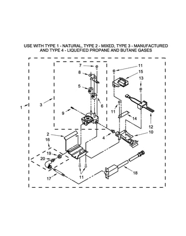 3402855 burner assembly