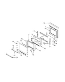 Oven door parts