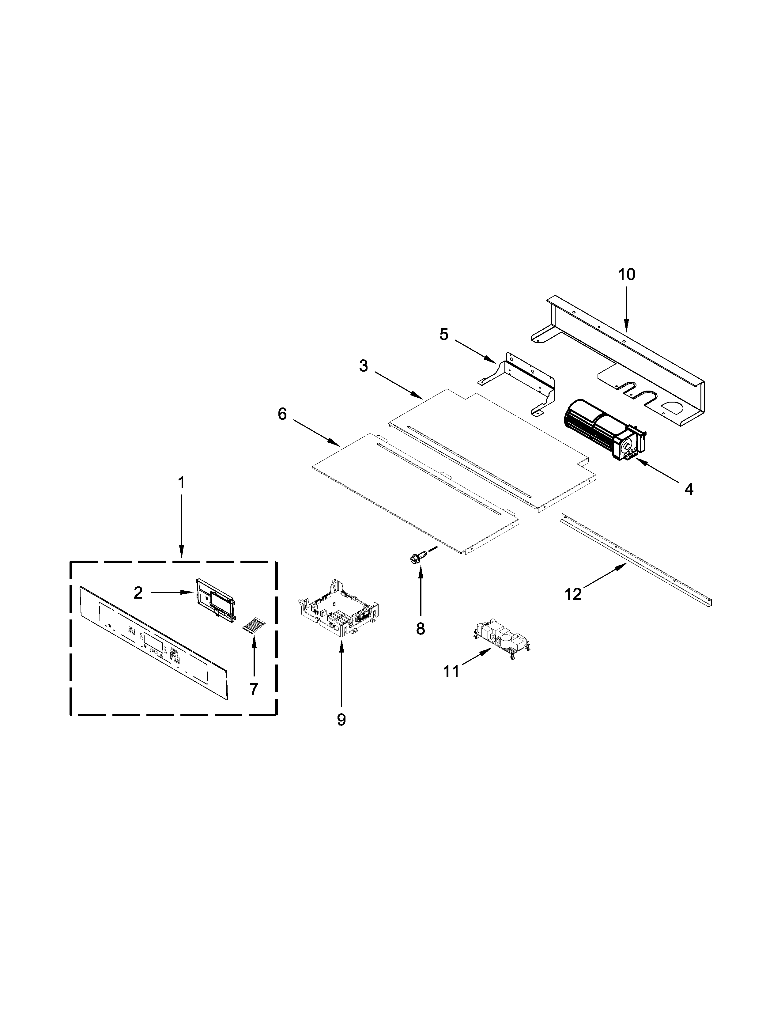 Control panel parts
