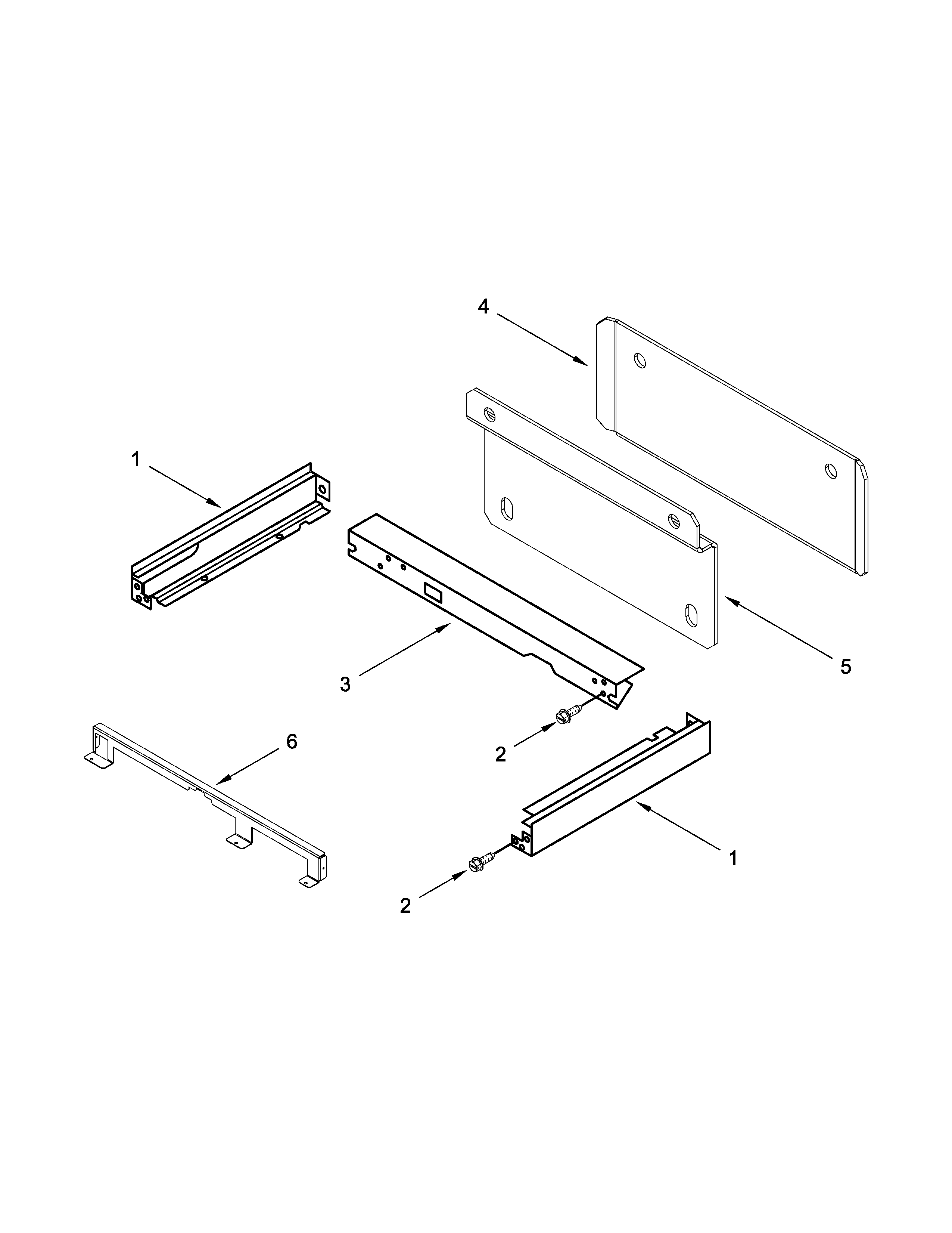 Microwave compartment parts