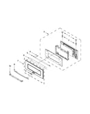 Microwave door parts